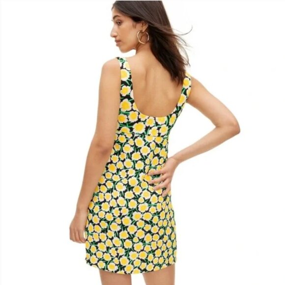 Exclusive Yellow Poppy Mini Dress by Diane Von Furstenberg for Target - NWT - Picture 9 of 9